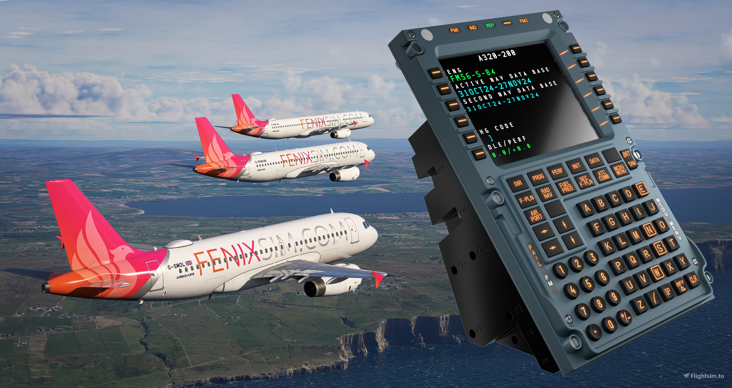 WinWing MCDU Captain and First Officer Profiles for Fenix A32X - Image 1