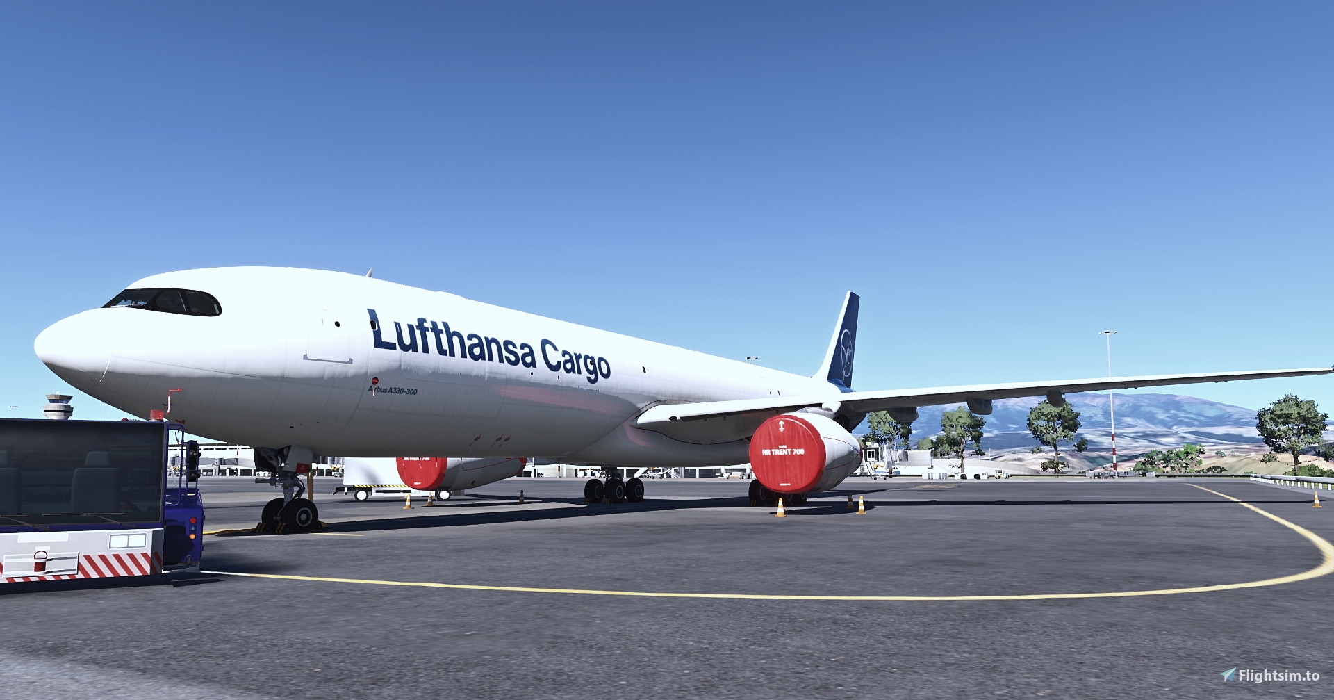 A330-300 P2F  RR - Lufthansa Cargo - 4k - fictional - Image 1