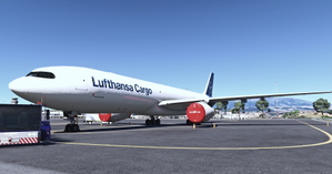 A330-300 P2F  RR - Lufthansa Cargo - 4k - fictional thumbnail 1
