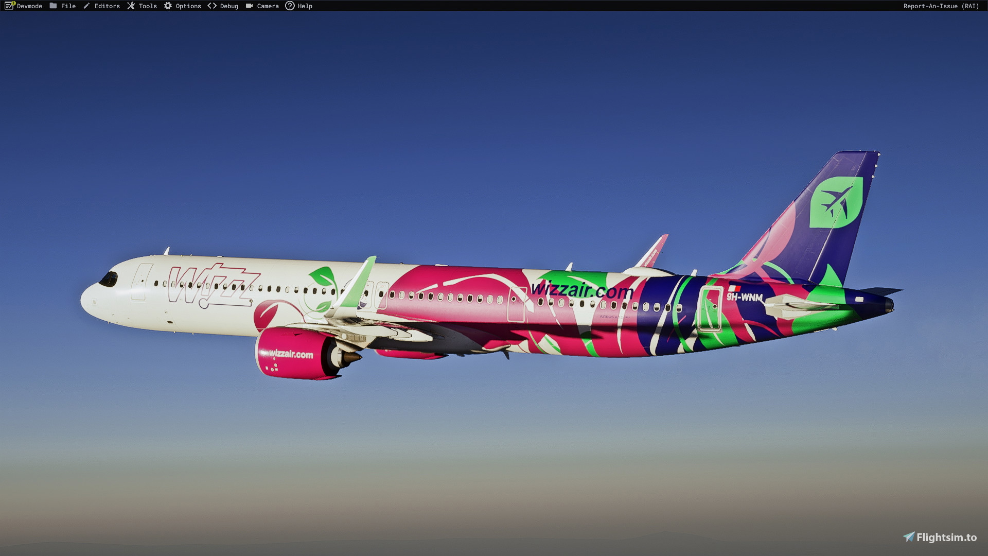 Wizz Air Malta 9H-WNM Fly the Greenest livery Inibuilds A321LR MSFS2024 (with cabin) - Image 1