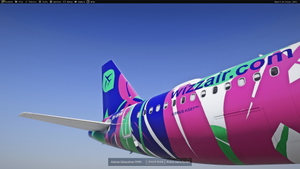 Wizz Air Malta 9H-WNM Fly the Greenest livery Inibuilds A321LR MSFS2024 (with cabin) thumbnail 2
