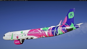 Wizz Air Malta 9H-WNM Fly the Greenest livery Inibuilds A321LR MSFS2024 (with cabin) thumbnail 10