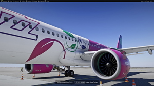 Wizz Air Malta 9H-WNM Fly the Greenest livery Inibuilds A321LR MSFS2024 (with cabin) thumbnail 17
