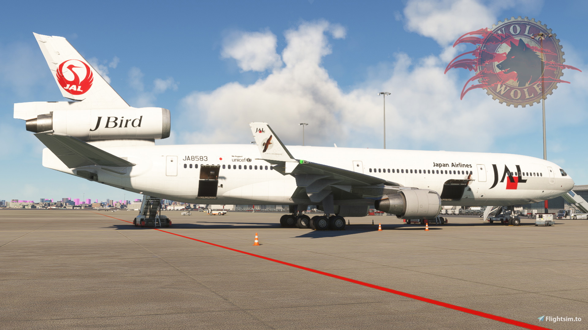 Wolf.Tex Japan Airlines J Bird イヌワシGolden Eagle MD-11 Reg