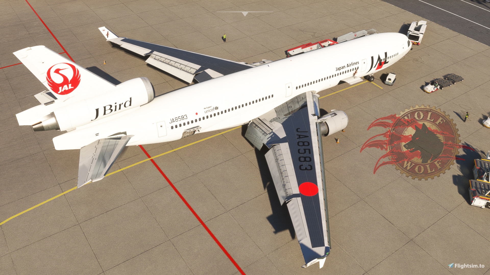Wolf.Tex Japan Airlines J Bird イヌワシGolden Eagle MD-11 Reg