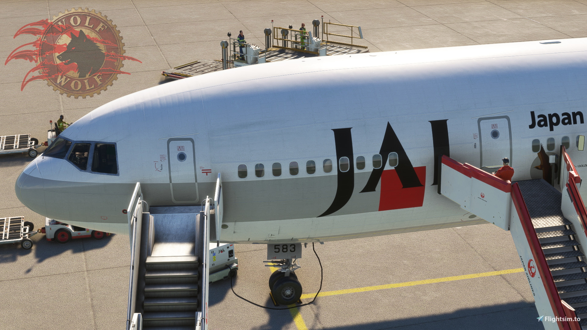Wolf.Tex Japan Airlines J Bird イヌワシGolden Eagle MD-11 Reg