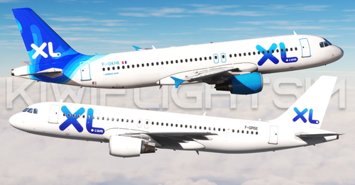 XL Airways France F-GKHK & F-GRSE | Fenix A320 + A321 CFM [8K]