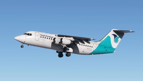 Yazd Airways EP-DZH Just Flight Avro RJ85 - 8K
