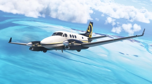 Yellow and Black design / King Air C90 GTX