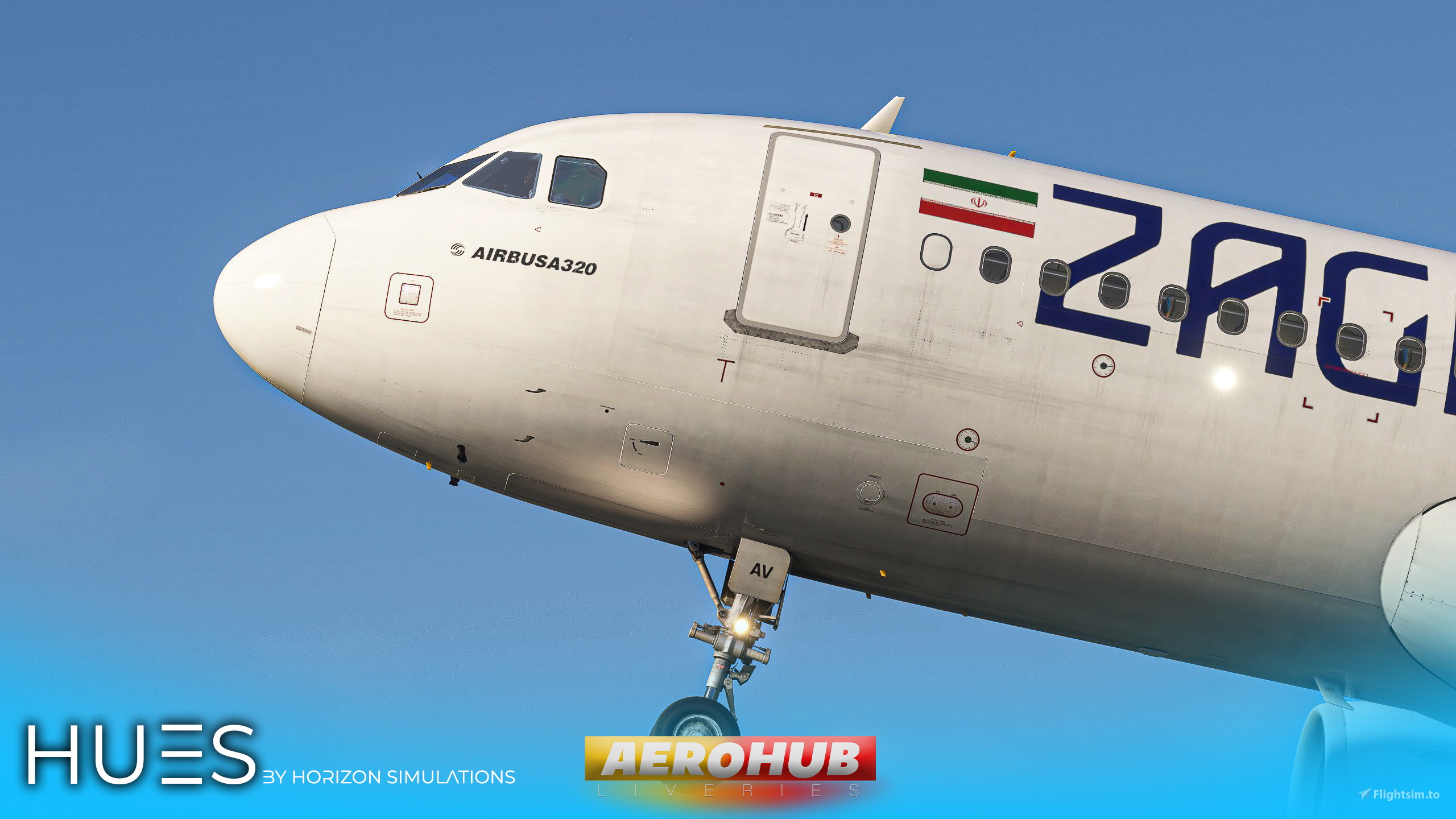 AIRLINE セット Zagros Airlines 2 Pack | Fenix A320 CFM | 8K - Aircraft Liveries