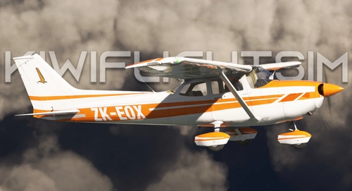 ZK-EOX (Private) | Asobo Cessna C172 & bagolu  R172 HAWK XP II  [4K]