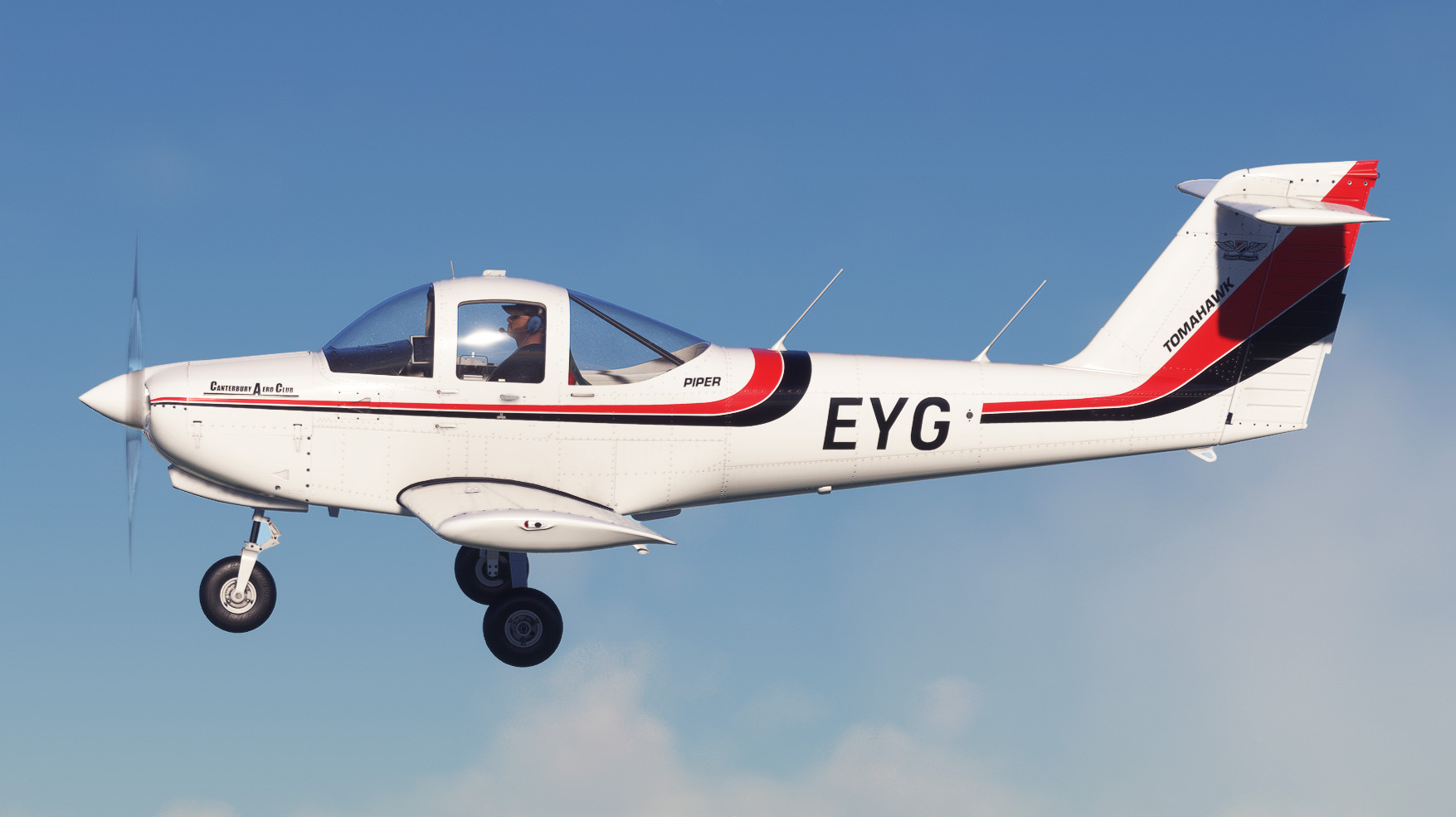 エアリーページ ZK-EYG (Canterbury Aero Club) PA38 | JustFlight PA-38 Piper