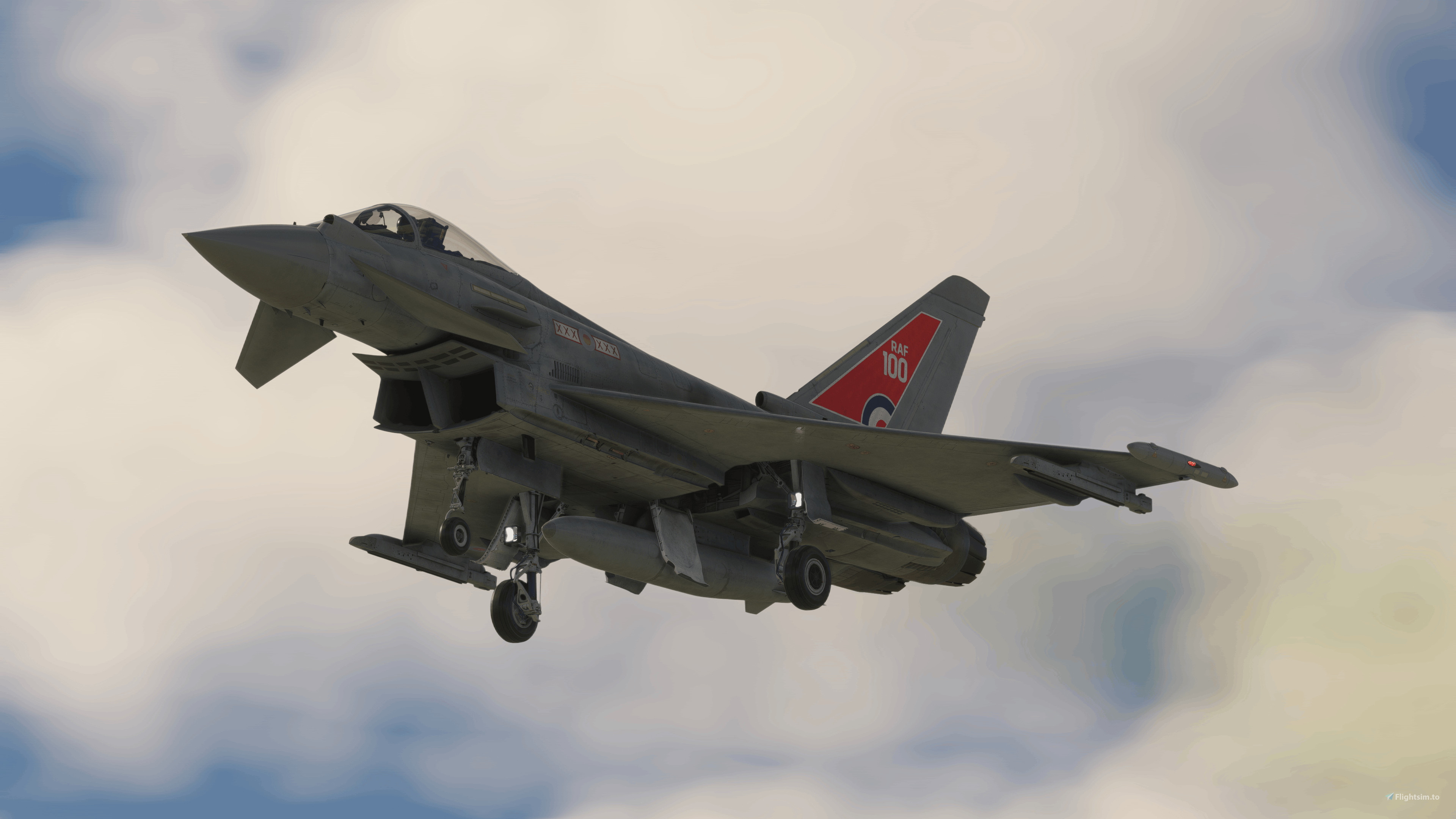ZK318 - RAF Centenary special tail - IFE EF-2000/Typhoon