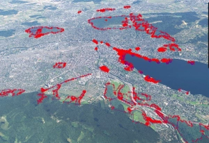 Zürich and Rapperswil Water- and Forestmask Improvements  thumbnail 1