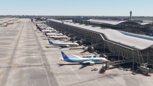 ZSPD Shanghai Pudong - FSLTL Static Aircraft (WF Scenery) thumbnail 3