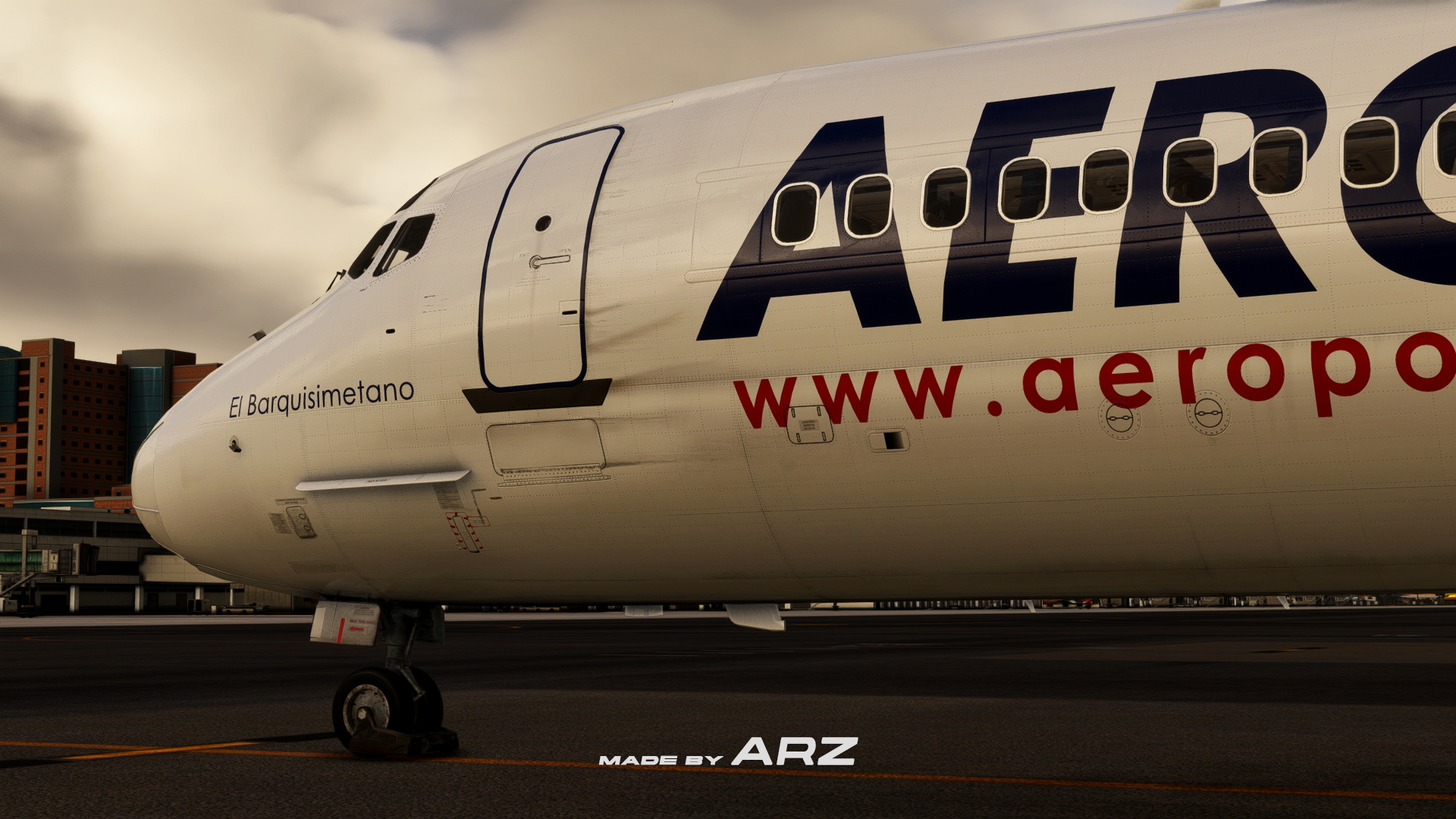 Aeropostal YV505T MD82 | MaddogX (20th) | Custom Cockpit and Cabin