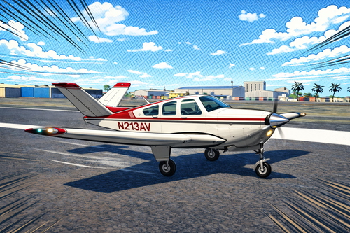  Carenado Beechcraft Bonanza V35B Simbrief Profile