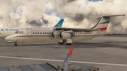  Just Flight RJ100 Professional  Government ('EP-IGE')