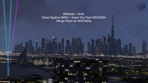 Merge ORBX + iniBuilds Dubai landmarks