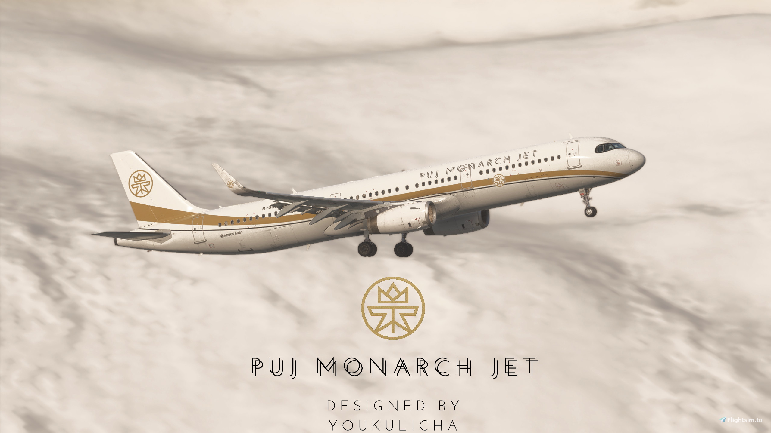 浦江航空PUJ MONARCH JET A321-200 “Champagne Glass” Livery B-UUZ