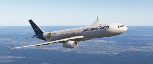 IniBuilds A330-300 P2F - Lufthansa Cargo SAF (fictional)