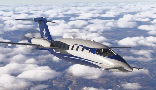 2024 FlightFX Piaggio P180 Avanti N109MS / Blue Ascent (dyn reg)