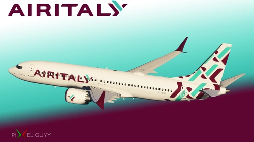 EI-GGL | B737 Max | Air Italy | MSFS 2024 | 8K