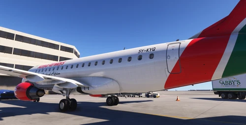 FSS E-Jets Embraer 175 Kenya Airways 5Y-KYQ (fictional)