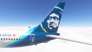 PMDG 737-900ER w/cabin Alaska Airlines - Snowflakes - N287AK thumbnail 2