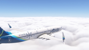 PMDG 737-900ER w/cabin Alaska Airlines - Snowflakes - N287AK thumbnail 6