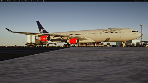 Scandinavian Airlines OY-KBI 1998 Livery Inibuilds A340-300 MSFS2024