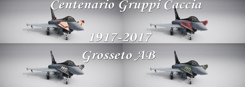 Eurofighter Typhoon / IndiaFoxtEcho - Italian Air Force  "Centenario Gruppi Caccia" 2017