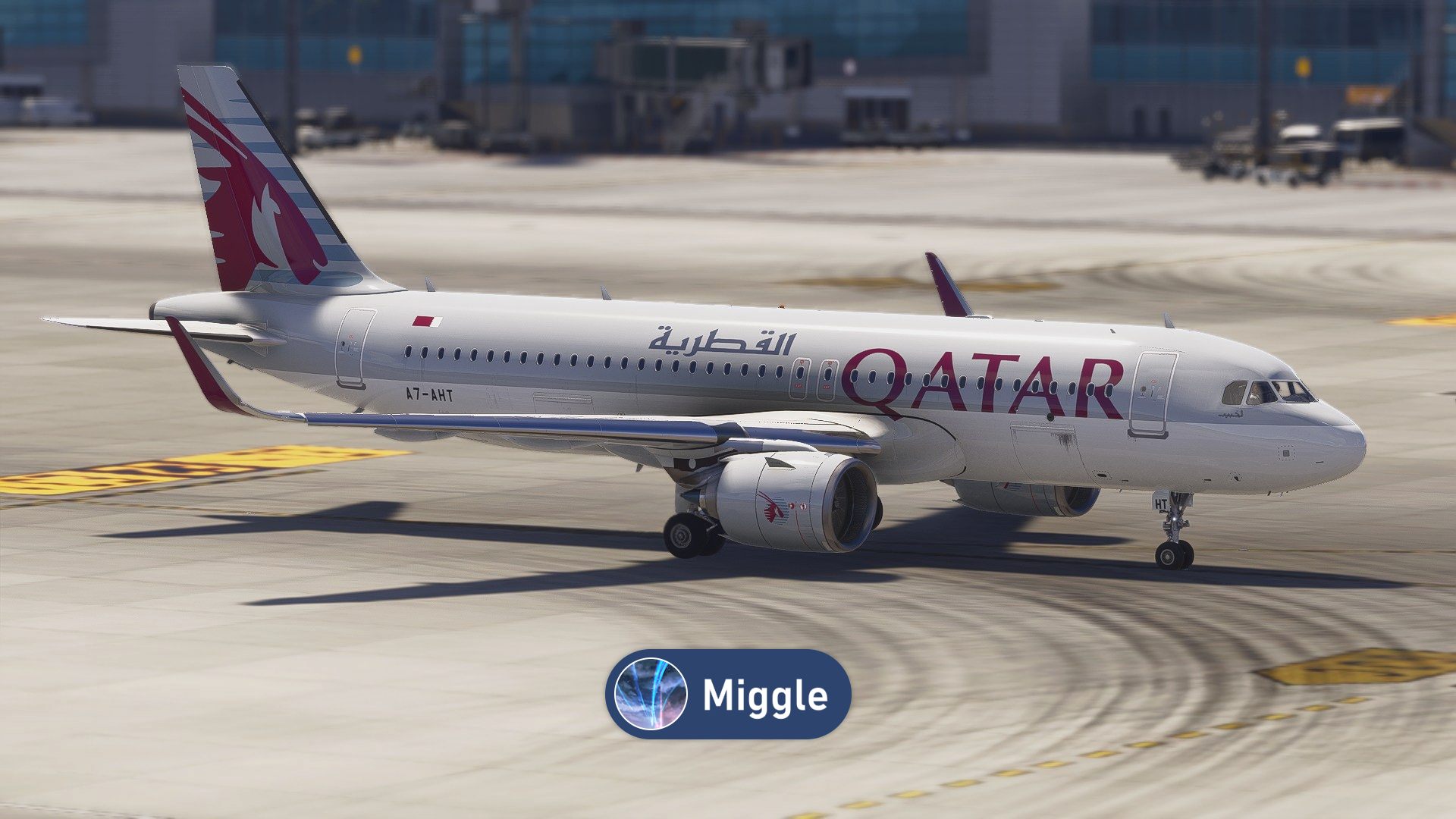 [A32NX] Qatar Airways A7-AHT [8K] - MSFS Add-on - Flightsim.to