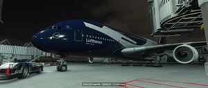 FlyByWire A380 - Lufthansa 100 Year Anniversary D-AIMH (4K) thumbnail 7