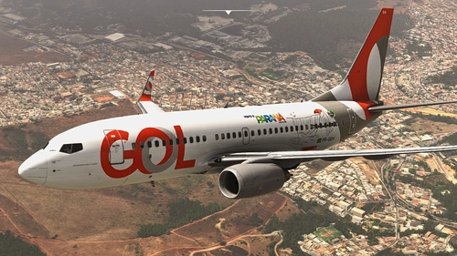 PMDG 737-700 BW PR-GEH GOL Linhas Aereas - Foz do Iguacu