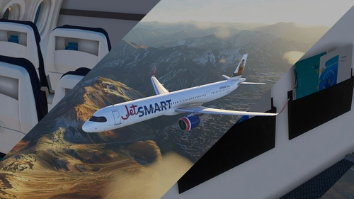 Airbus A321neo JetSMART (CC-DIS) "Mono Ardilla" (P&W engines) w/cabin