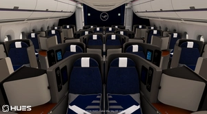 Lufthansa D-AIXL 100 Years w/Cabin thumbnail 6