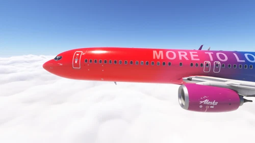 PMDG 737-900ER w/ cabin Alaska Airlines 'More to Love' (N493AS)