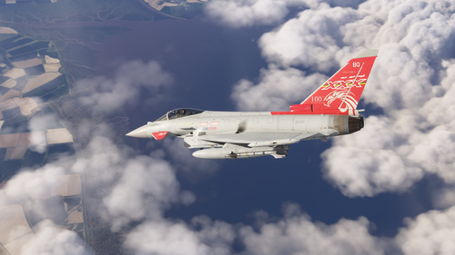 IndiaFoxtEcho EF2000 Typhoon ZK353 29(F)Sqn Anniversary