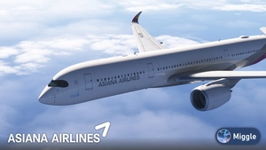 Asiana Airlines Livery Pack w/ Cabin [A350-900] thumbnail 5