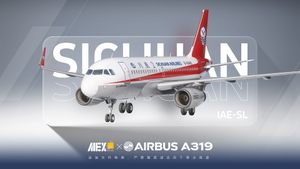 【Alex.Tex】FenixSimA319-IAE-SL Sichuan Airlines B-6449 四川航空公司-标准涂装NC-8K thumbnail 1
