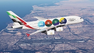 [8K/4K] FlyByWire A380X Emirates A6-EUH - Grand Slam Tennis thumbnail 4