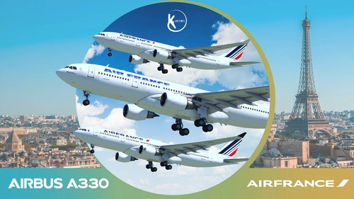 [PACK] LatinVFR A330-200 Air France Pack 4K & 8K