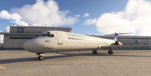 SAS Scandinavian Airlines MD-82 SE-DIL circa 2005