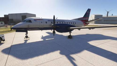 MSFS Asobo Saab 340B British Airways G-LGNA
