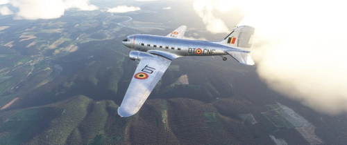 Douglas DC-3/C-47 Belgian Air Force OT-CNF