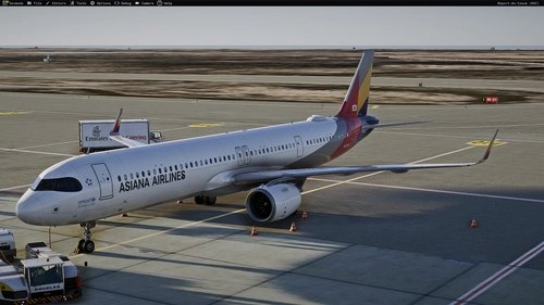 Asiana Airlines HL8356 livery Inibuilds A321LR MSFS2024