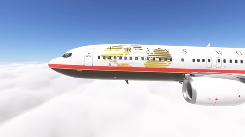 PMDG 737-800 w/ cabin TWA - Final Globe Livery (N605TW)