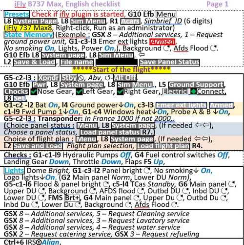 Ultra-detailed checklist for Boeing 737 Max