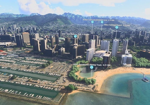 Hawaii Five-O Oahu Landmarks and Flight Plan